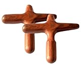 2 X Asiatisches Massagekreuz aus Holz