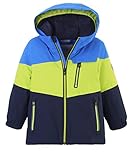 Killtec Unisex Fisw 3 Mns Jckt Skijacke/ Funktionsjacke Mit Kapuze Und Schneefang, Neon Blue,...