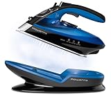 Rowenta Freemove DE5010 Dampfbügeleisen | Schwarzes & Blaues Modell | 2400W | Kabellose Technologie...