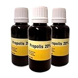 3er Set Propolis Tropfen 20% Extrakt/Tinktur 3x30ml Beste Qualität direkt vom Imker, natürliches...