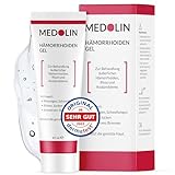 Medolin® Hämorrhoiden Gel - Gegen Schwellungen, Juckreiz, Schmerzen & Blutungen - Hämorrhoiden...