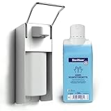 Horn Medical Desinfektionsspender - Wandspender Starterset aus Aluminium mit...