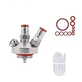 1 Stück Mini-Fassspeer mit doppeltem Kugelverschluss und Silikonschlauch – 30 PSI...