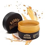 BARBER BROTHERS - Haarwax Haarwachs Männer Gold Edition 150ml, Wax Hair Wax Styling Strong Hairwax,...