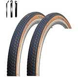 2 x maxxi4you HY 136 Fahrradreifen Schwarz/Braun 47-622 (28 x 1,75) inkl. maxxi4you Reifenheber