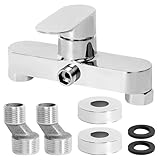 Duscharmatur Einhebelmischer Dusche, Silbrig Mischbatterie Dusche Brausearmatur Armatur Dusche mit...