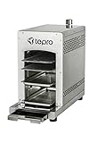 tepro Steakgrill Toronto, Keramik-Infrarotbrenner mit 3 kW Leistung, 800 Grad Gas, Maße ca. 23 x 56...