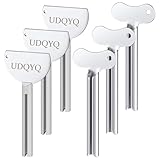 UDQYQ 6 Stücke Tubenquetscher Edelstahl Tubenausdrücker Metall Tubenpresse Tubenaufroller für...