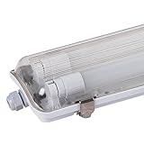 HOFTRONIC - LED Feuchtraumleuchte 150 cm T8 G13-48W 4800 Lumen - Ersetzt 150W - 6500K Kaltweiß -...