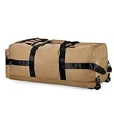 OKOVO Große Reisetasche für Reisen mit Rollen, Handtasche, Trolley-Tasche oder Rucksack, 3-in-1,...