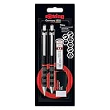 rOtring Tikky Set aus Feinminenstift, Kugelschreiber, Radierer und Ersatzminen | Bleistift mit...