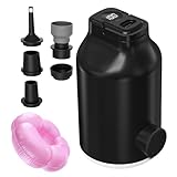Luftpumpe Für Aufblasbare | Elektrische Tragbare Luftpumpe Mit 5 Düsen - Outdoor Camping Zubehör...