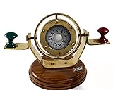 Antique Vibes Schiffskompass aus Messing, nautischer Kompass, Boot, Navigation, Seemannsgeschenk,...