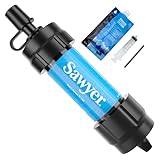 Sawyer Mini PointONE Wasserfilter Outdoor Notversorgung enfernt 100% Mikroplastik und 99,99999%*...