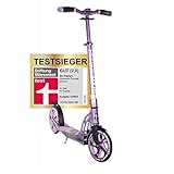 SIX DEGREES Aluminium Scooter mit Klappmechanismus u. Ständer, 205 mm, höhenverstellbar,...