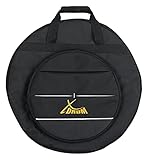 XDrum 22' Beckentasche - Robuster Cymbalbag für Becken bis 22' Größe - Gepolsterte Abtrenner für...