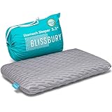 BLISSBURY Bauch-Schlafkissen, dünnes Memory-Schaum-Kissen für Bauchschläfer, ultradünnes Kissen...