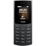 Nokia 105 4G 2. Edition (2024) (1,77 Zoll Display, herausnehmbarer 1450 mAh Akku, 128 MB Speicher...