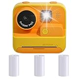 GKKICO Kinder-Sofortbildkamera HD 1080P Video Foto Digitaldruck Fotografie mit Objektiven und...