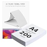 (200 Blatt) Thermopapier A4, Schnelltrocknendes Thermopapier A4, 210 x 297mm Kompatibel mit den...