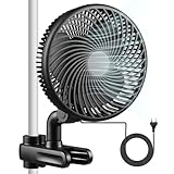 Inoamity Upgrade Grow Ventilator für Growzelte, 10 Geschwindigkeiten Grow Pflanzenventilator...