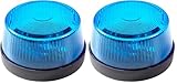 W WIDMANN MILANO Party Fashion – Blinkendes Warnlicht mit Sirene, 7 x 4 cm, Blaulicht, Polizei,...