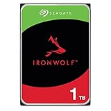 Seagate IronWolf 1 TB interne Festplatte NAS HDD, 3.5 Zoll, 5400 U/Min, CMR, 64 MB Cache, SATA 6...