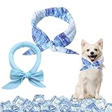 XFSRG 2 Stück Kühlhalsband für Hunde Kühlung Hundehalstuch Atmungsaktiv Cool Sommer Kopftücher...