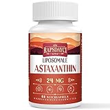 Liposomales Astaxanthin Weichkapseln 24mg pro Portion, Starke Antioxidantienformel als VIT C,...