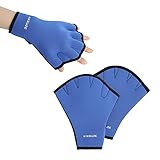 KIKGUZE schwimmhandschuhe Damen Aqua Fitness Handschuhe Herren Schwimmen Handschuhe aquajogging...