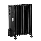 STAHLMANN Ölradiator ZR17 2500 Watt – Elektroheizung Energiesparend bis 50 qm Fläche – Heizung...