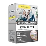 IVARIO Schimmeltest Komplett, Experten-Komplettanalyse im Labor für Schimmelpilze auf Oberflächen...
