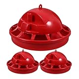 Homoyoyo Automatische Hühnertränke 3 Stück aus Kunststoff mit Nachfüllfunktion für Küken und...