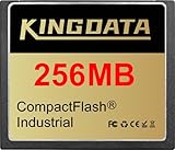 KINGDATA Industrial Compact Flash Speicherkarte 256MB FAT16 Typ I für Industrieanlagen Vintage...