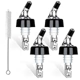 4 Stück 2 cl Dosier Flaschenausgießer, Dosierhilfe Bottle, Pourers Dispenser, Bar Portionierer,...