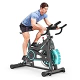 THERUN Magnetischer Heimtrainer-Fahrrad, Stationäres Fitnessbike mit Multigriff-Lenker,...