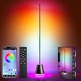 Keepsmile Smart Corner Stehlampe,16 Millionen Farben wechselnde RGB LED lampe mit Fernbedienung und...