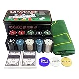 Generisch Poker Set | 200 Teile Komplettset Karten Chips | Spielzubehör Für Pokerabend Mit...