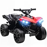 AIYAPLAY Kinder Quad Elektro 6V Kinderquad mit Vorwärts-, Rückwärtsfunktion, Musik,...
