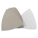 QUARKZMAN Dreieckiges Schleifpapier mit Klettverschluss Dreiecks Schleifpad für 3 1/2'...