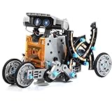 13-in-1 Solar Roboter Spielzeug, STEM Lernspielzeug mit 190 Teilen für Kinder Jungen Mädchen ab 8...