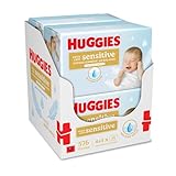 Huggies Pure Extra Care Sensitive Baby-Feuchttücher, 99 Prozent Wasser, ohne Plastik, 12er Pack (4...