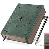 Smarpau A5 Notizbuch, Vintage Hardcover Notizbucher mit 366 Seiten 100gsm Tintenfestes Papier, Lined...