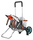 Gardena CleverRoll M Easy Metall Set: Schlauchwagen mit 60 m Kapazität, sehr standfest, stabile...