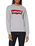 Levi's Damen Graphic Standard Sweatshirt, Crew Core Batwing II Starstruck Heather Grey, S