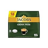 Jacobs Pads Crema, 90 Senseo kompatible Kaffeepads UTZ-zertifiziert, 5er Pack, 5 x 18 Getränke