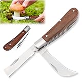 Okuliermesser Gartenmesser: Klappbar Okuliermesser, Gesamtlänge: 16,5 cm, Veredelungsmesser mit 2...