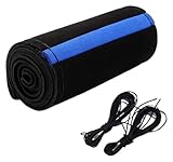 Pelz Lenkrad Abdeckung Für Auto Universal 38cm Geflochtene Schutz Leder Innen Teile...