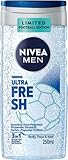 NIVEA MEN Duschgel, vitalisierende Pflegedusche mit prickelndem Zitrusduft, Männer Duschgel für...
