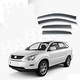 AlbaEUC Windabweiser Regenabweiser Windschutz für Toyota Harrier MK2-XU30 2004-2013, Dynamischer...